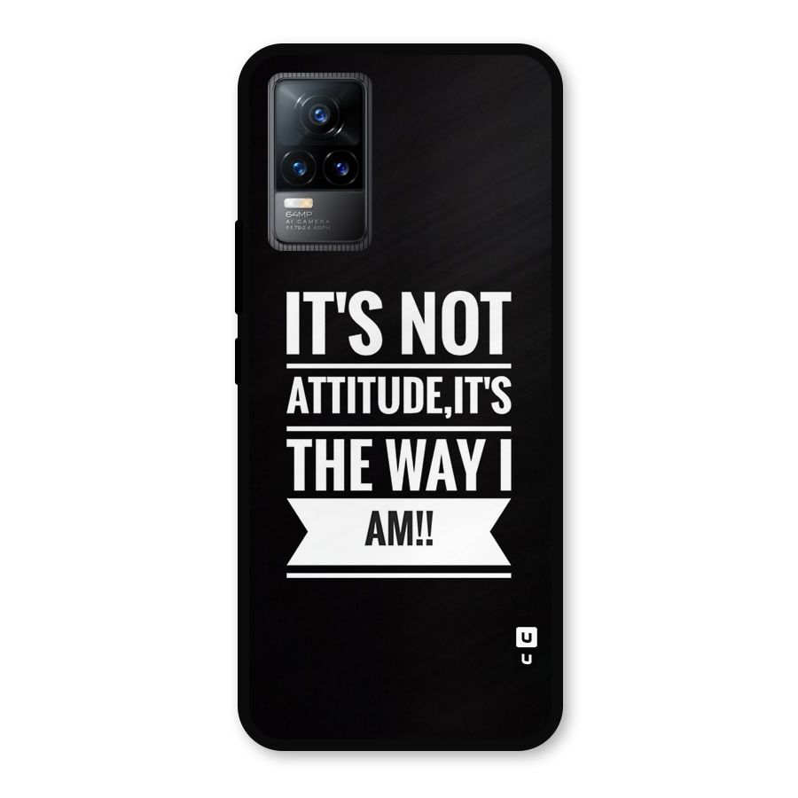 My Attitude Metal Back Case for Vivo Y73