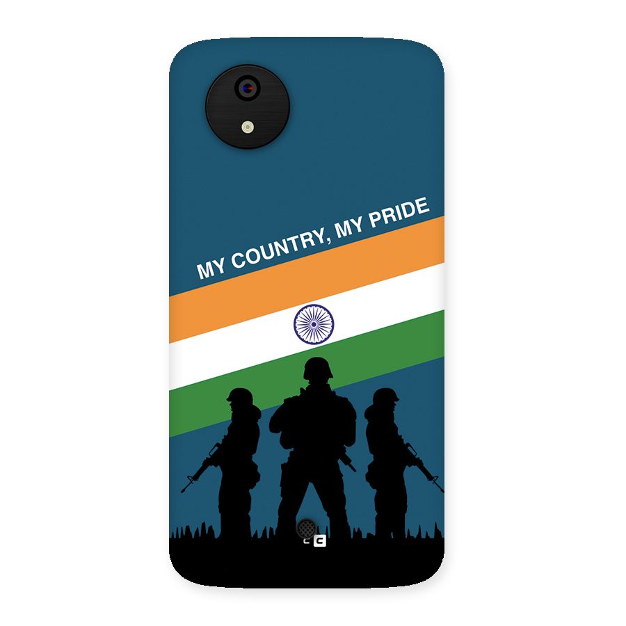 My Country My Pride Back Case for Canvas A1  AQ4501