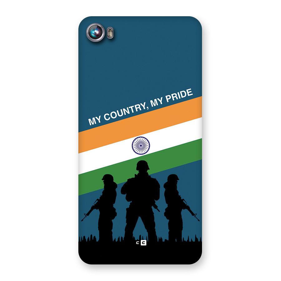 My Country My Pride Back Case for Canvas Fire 4 (A107)