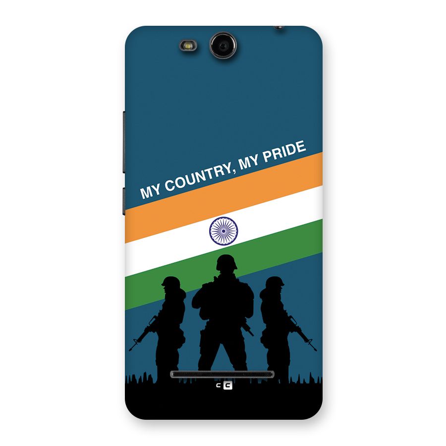 My Country My Pride Back Case for Canvas Juice 3 Q392
