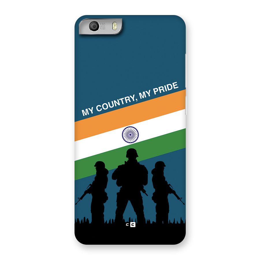 My Country My Pride Back Case for Canvas Knight 2