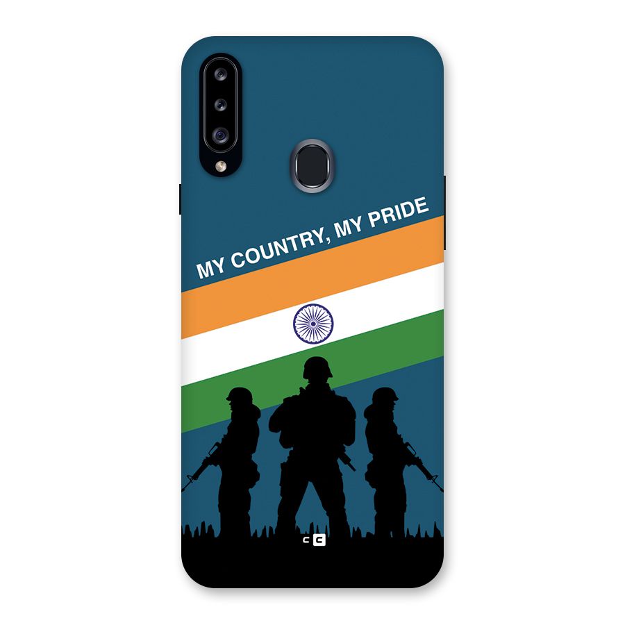 My Country My Pride Back Case for Galaxy A20s