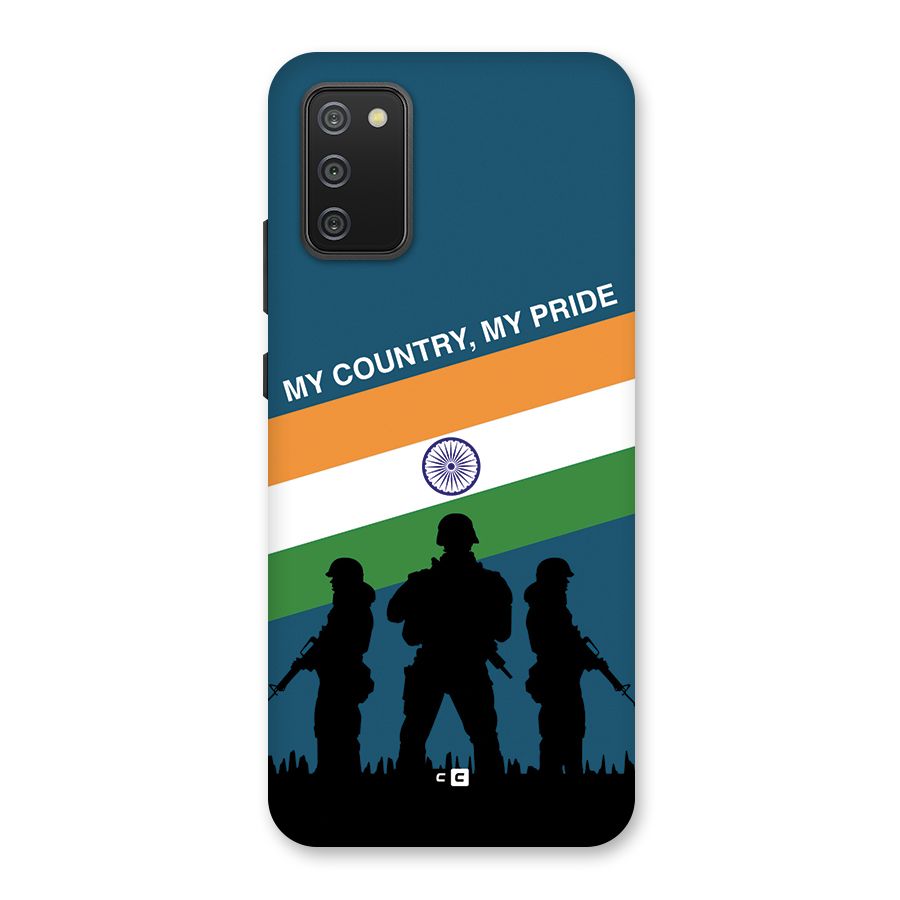 My Country My Pride Back Case for Galaxy F02s