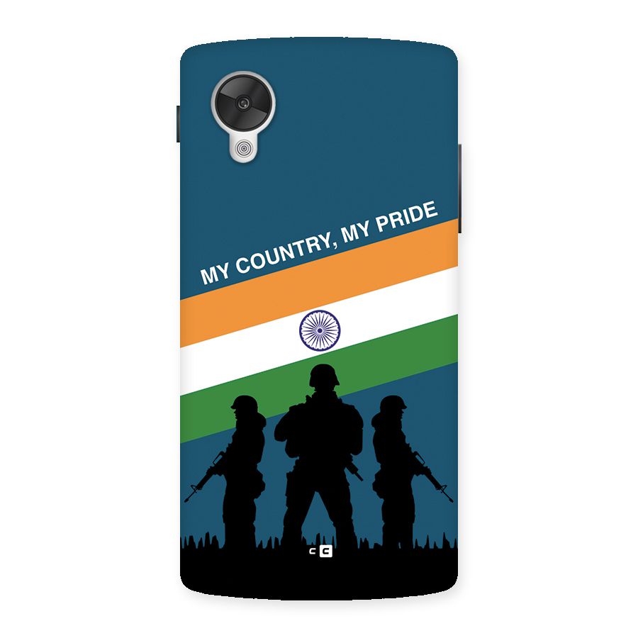 My Country My Pride Back Case for Google Nexus 5