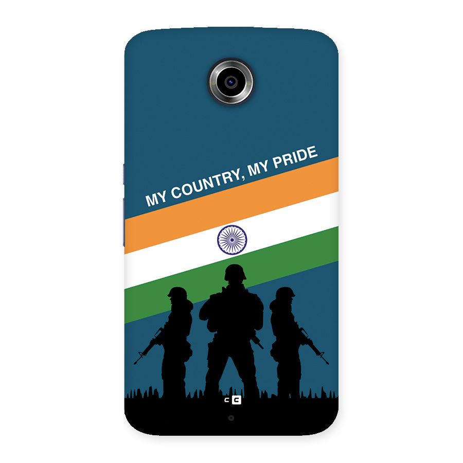 My Country My Pride Back Case for Google Nexus 6