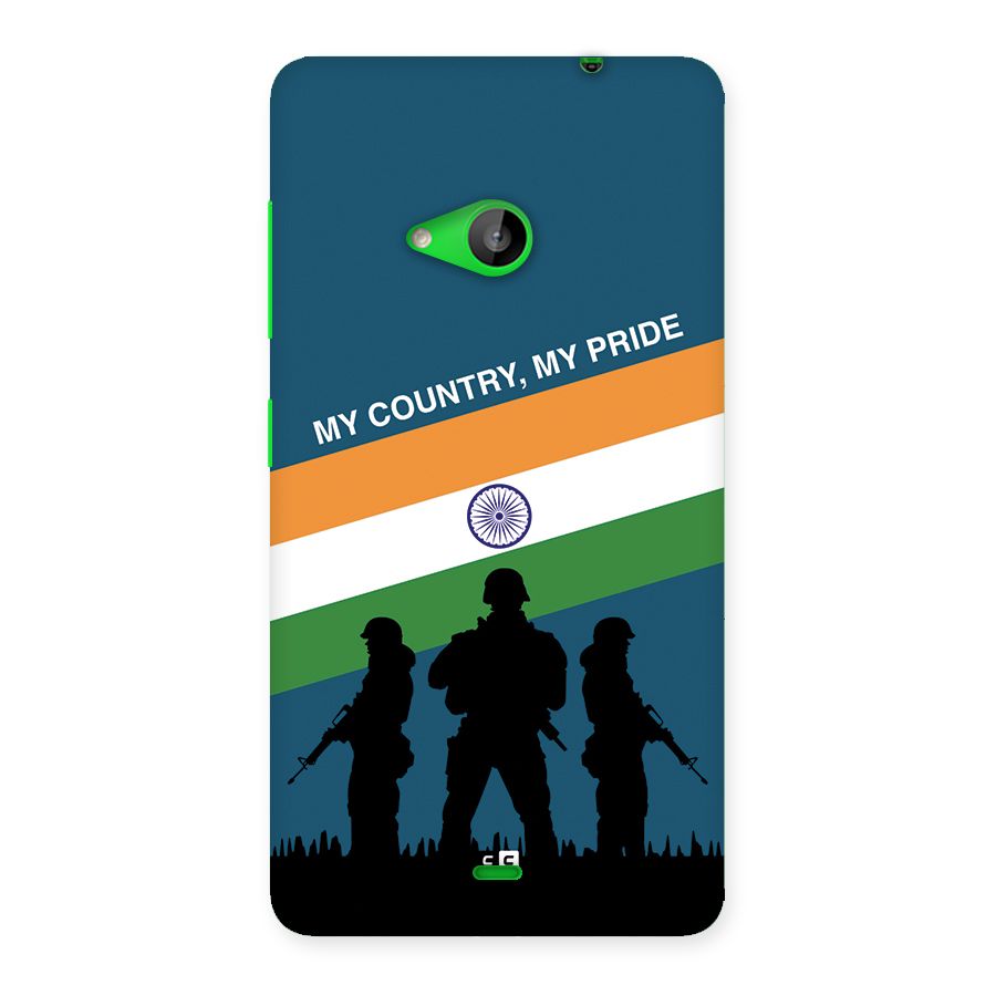 My Country My Pride Back Case for Lumia 535