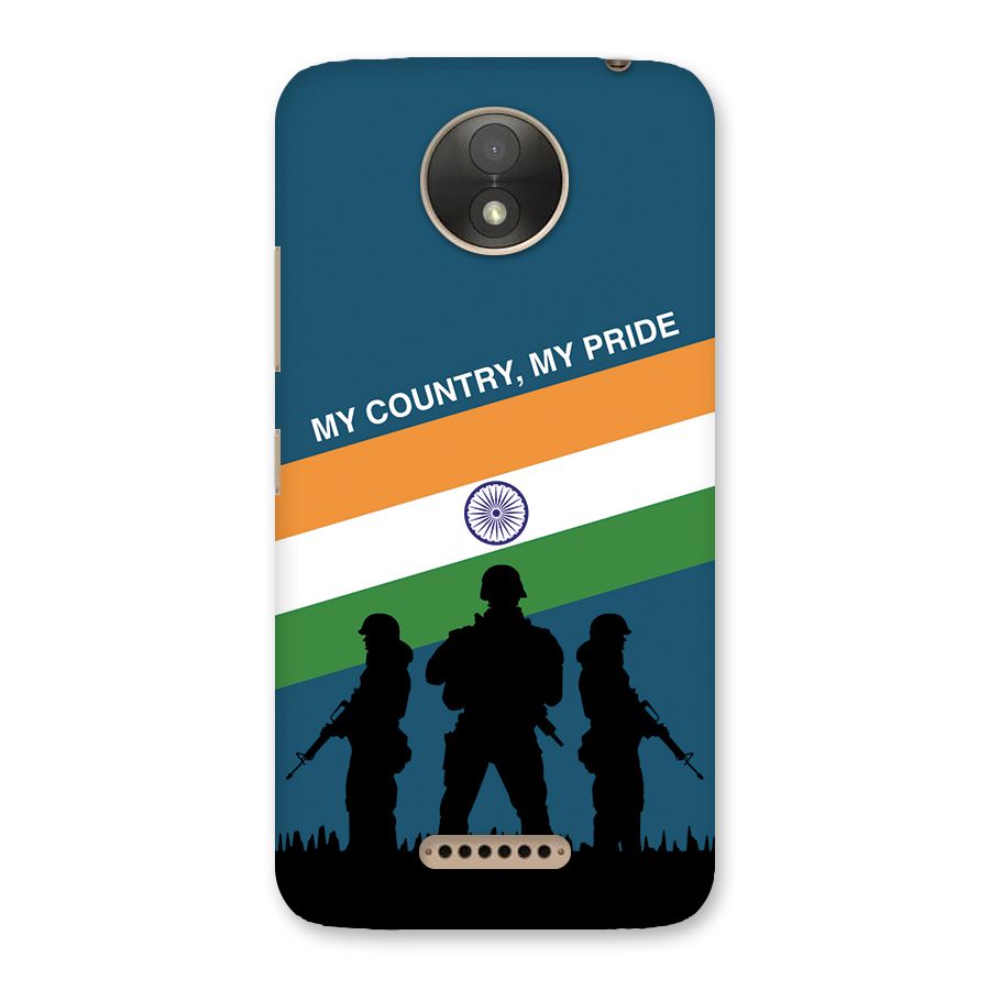 My Country My Pride Back Case for Moto C Plus