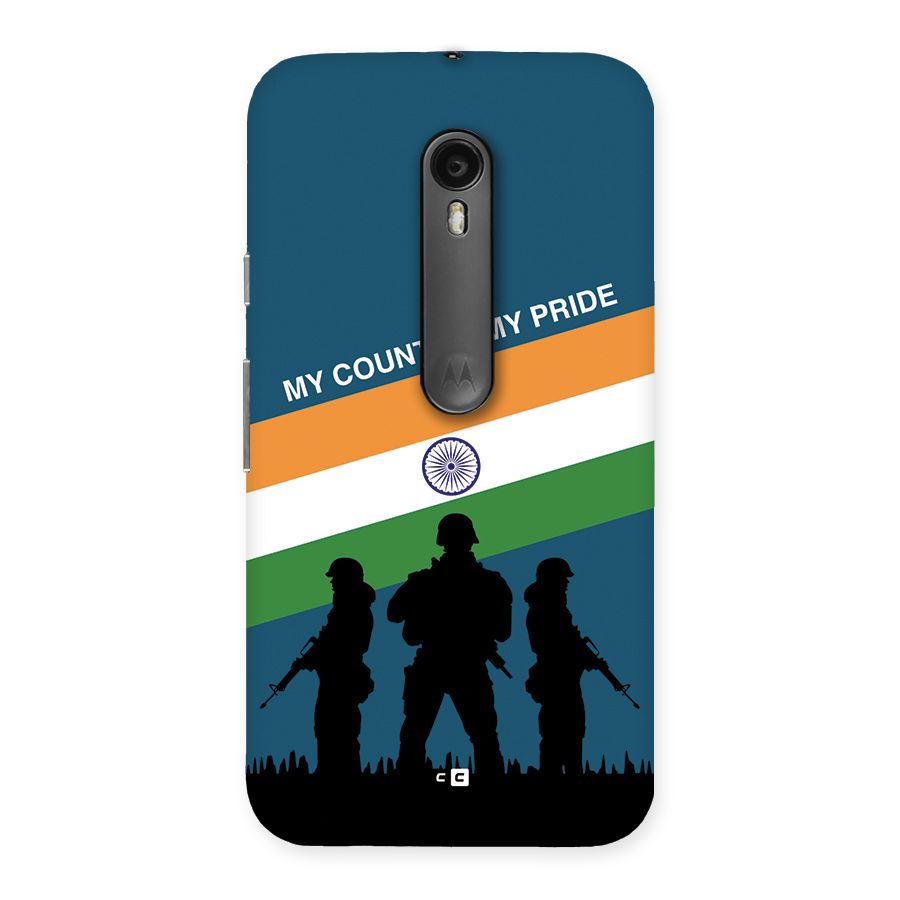 My Country My Pride Back Case for Moto G3