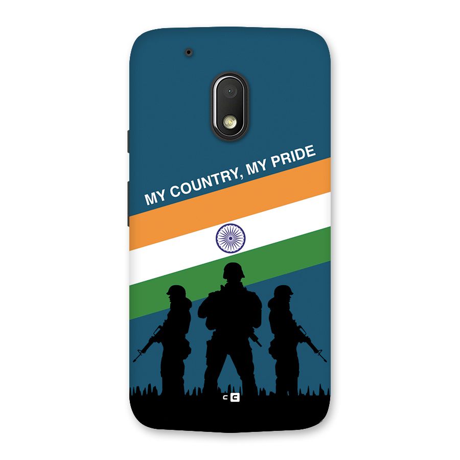 My Country My Pride Back Case for Moto G4 Play