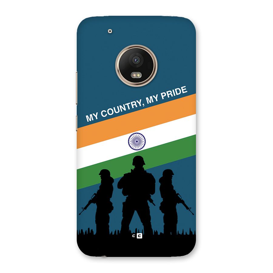 My Country My Pride Back Case for Moto G5 Plus