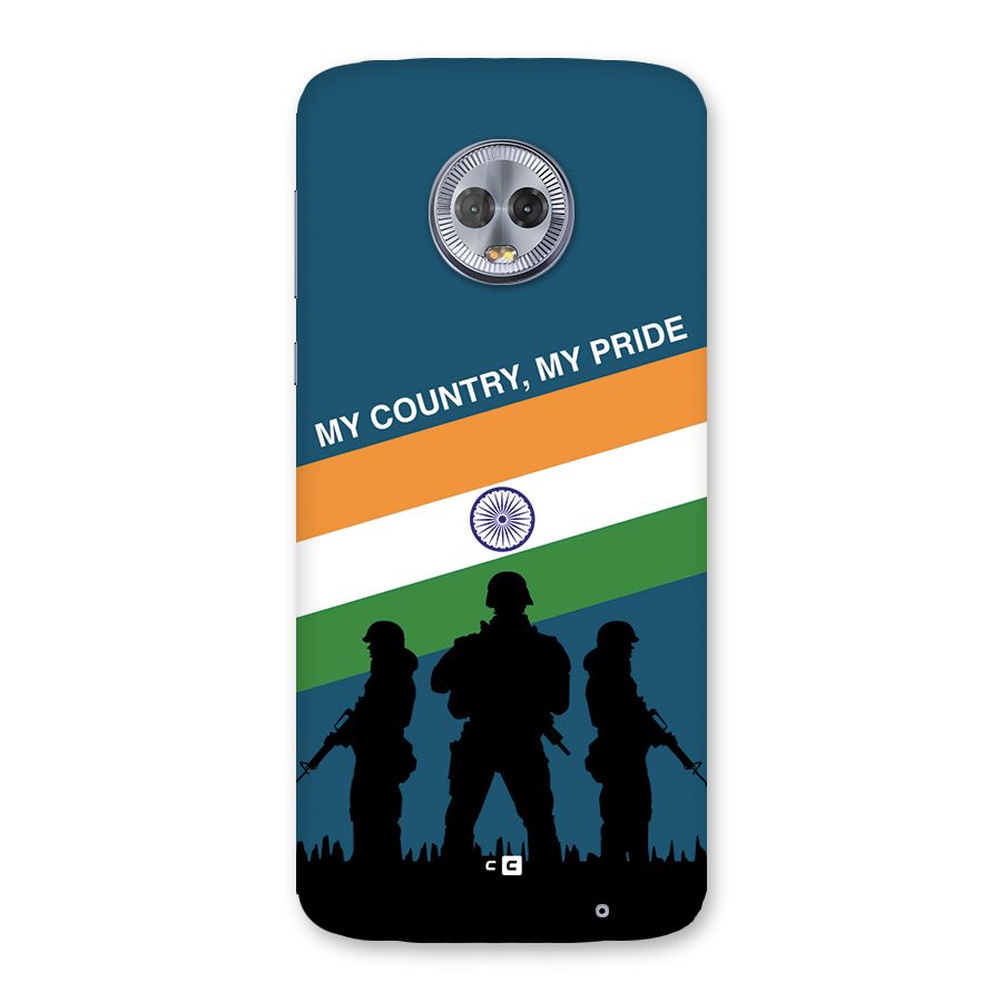 My Country My Pride Back Case for Moto G6 Plus