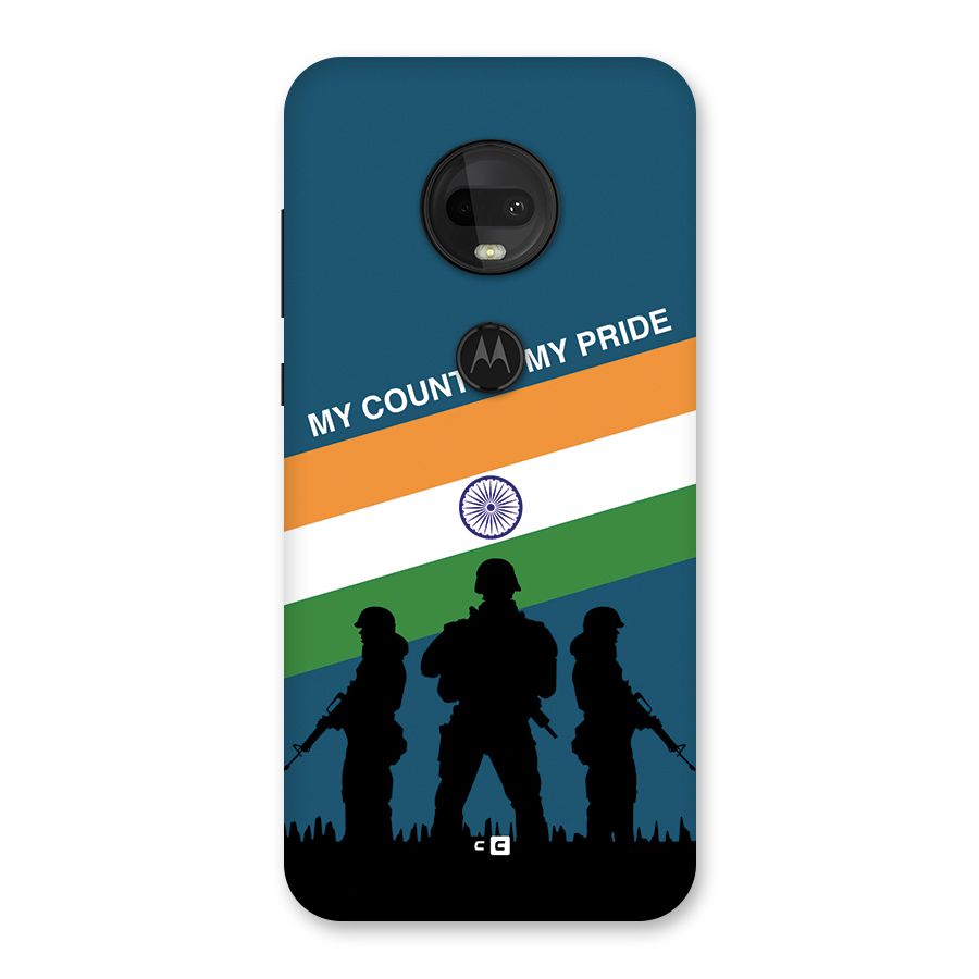 My Country My Pride Back Case for Moto G7