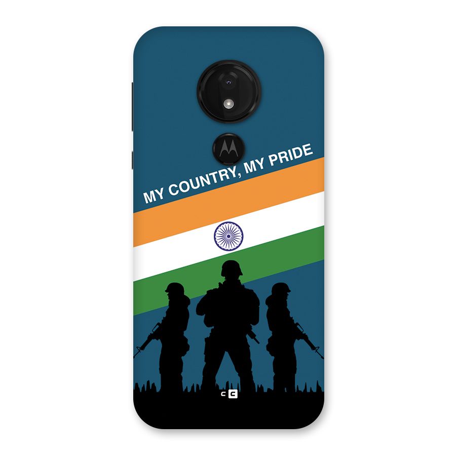 My Country My Pride Back Case for Moto G7 Power
