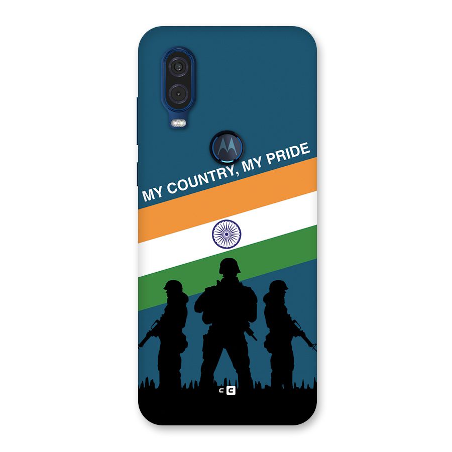 My Country My Pride Back Case for Motorola One Vision