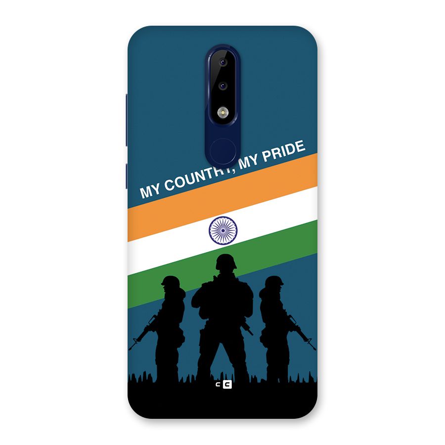 My Country My Pride Back Case for Nokia 5.1 Plus