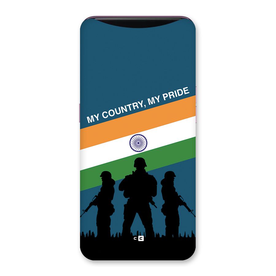 My Country My Pride Back Case for Oppo Find X
