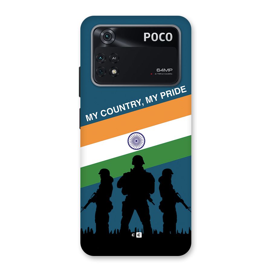My Country My Pride Back Case for Poco M4 Pro 4G