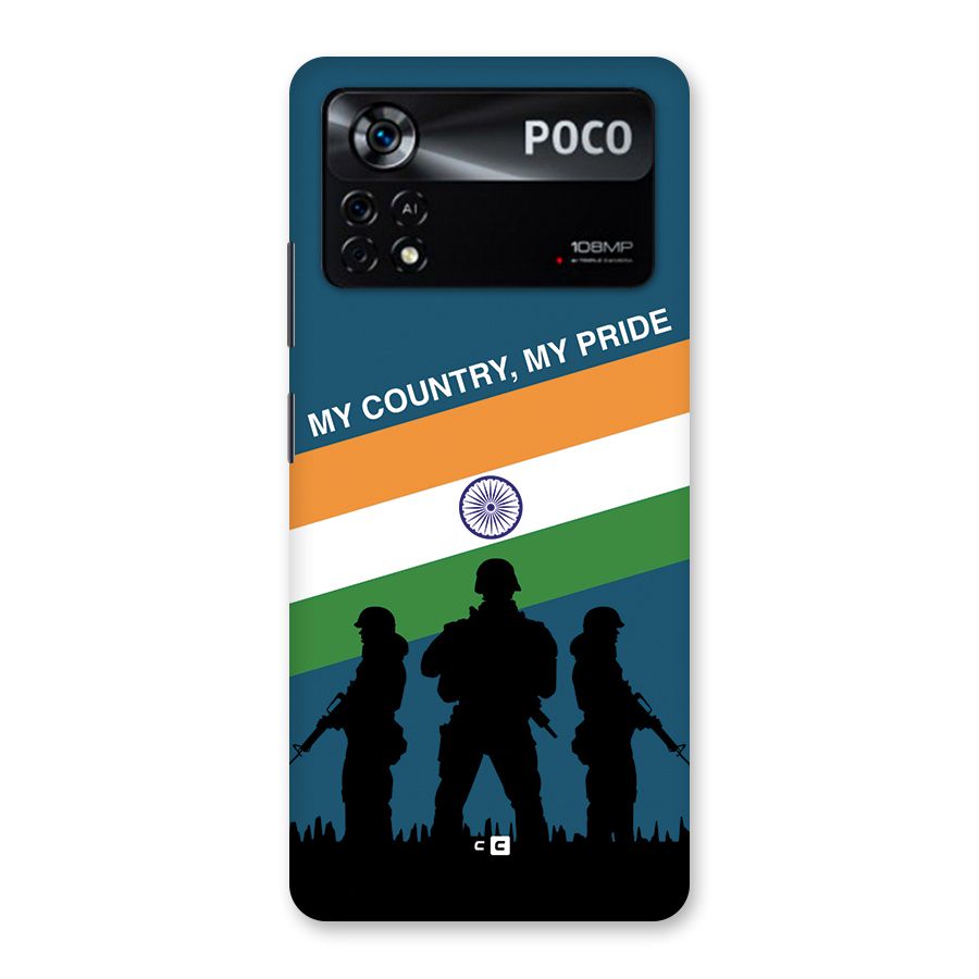 My Country My Pride Back Case for Poco X4 Pro 5G