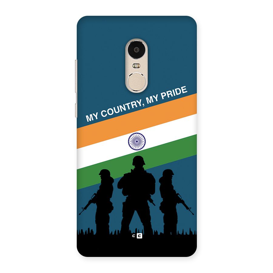 My Country My Pride Back Case for Redmi Note 4