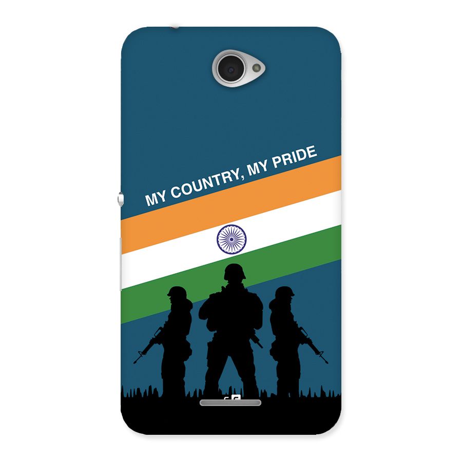 My Country My Pride Back Case for Xperia E4