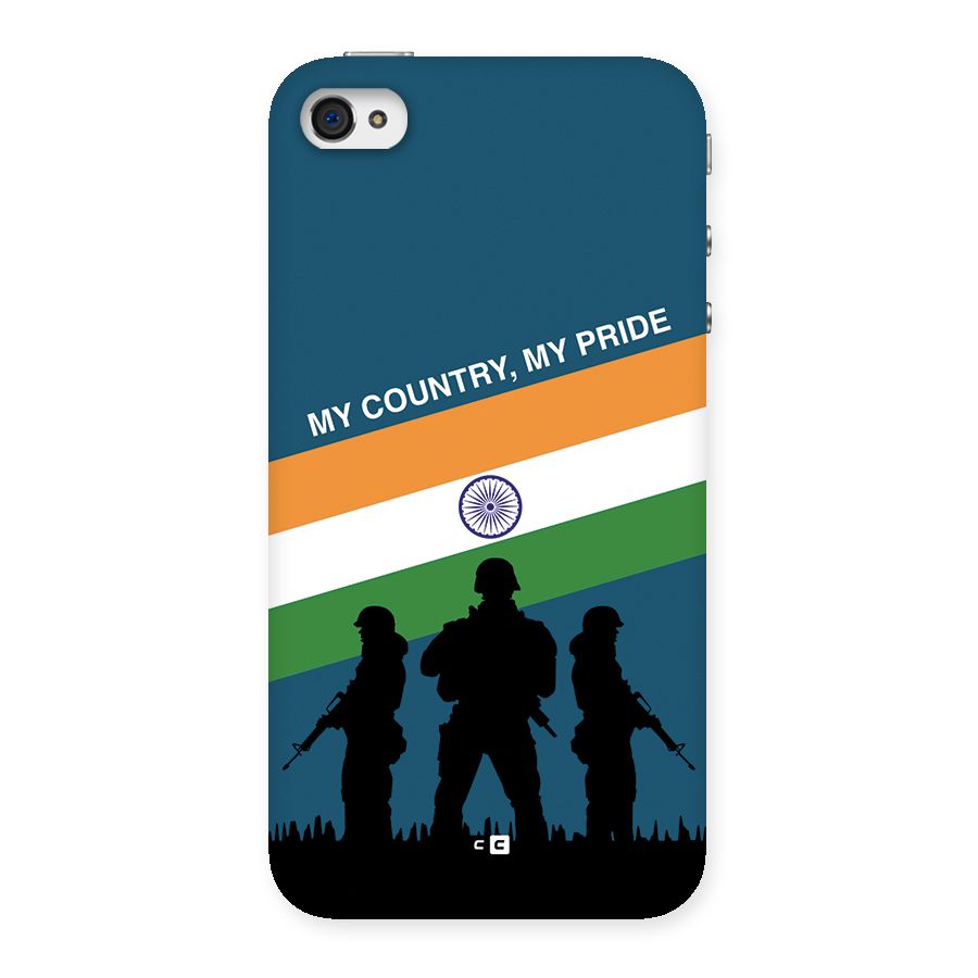 My Country My Pride Back Case for iPhone 4 4s
