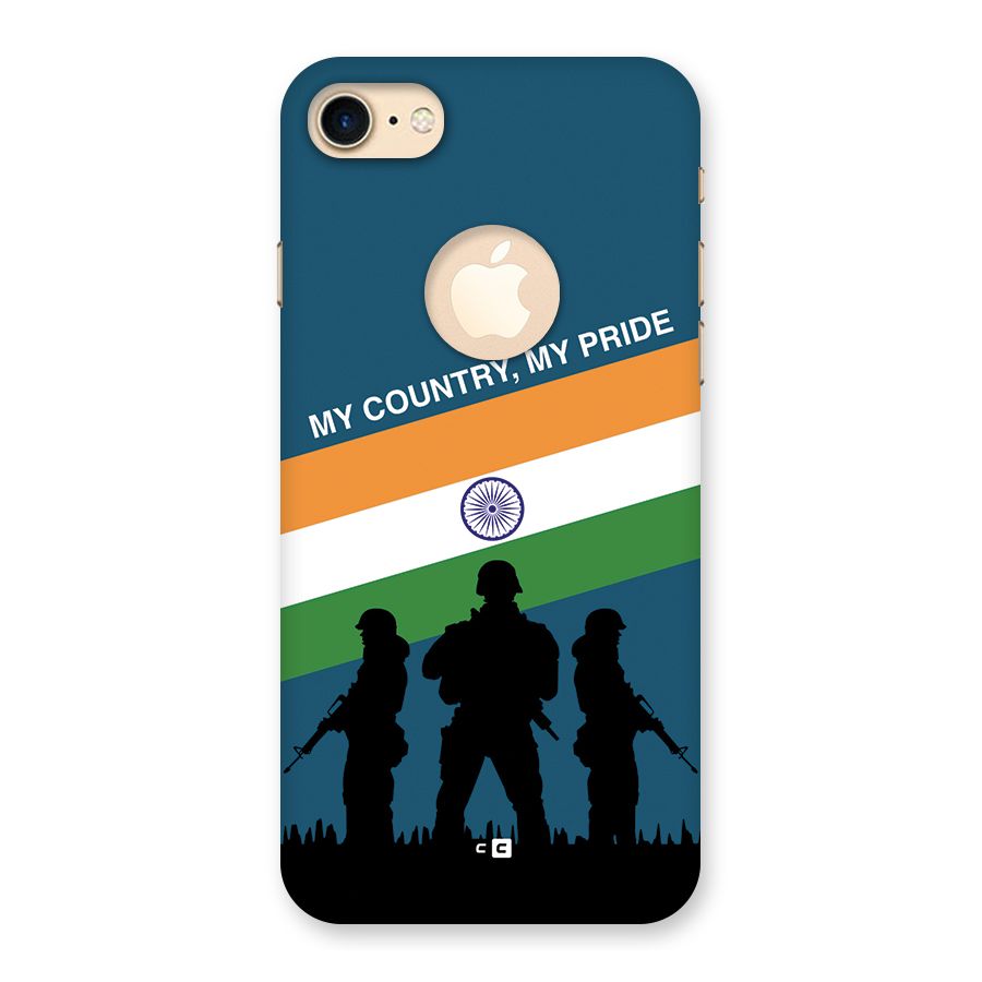 My Country My Pride Back Case for iPhone 8 Logo Cut