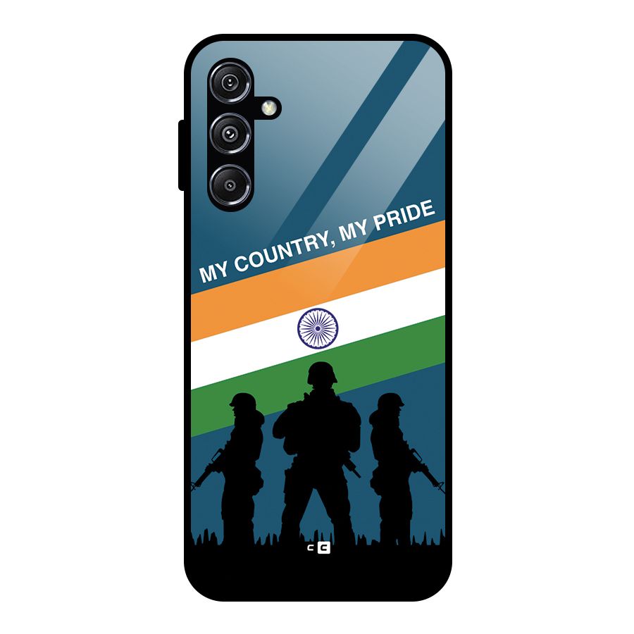 My Country My Pride Glass Back Case for Galaxy M34 5G