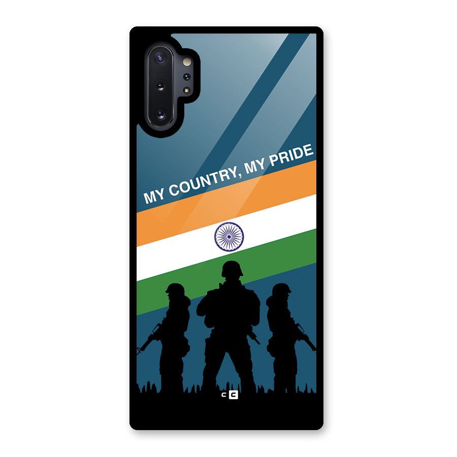My Country My Pride Glass Back Case for Galaxy Note 10 Plus