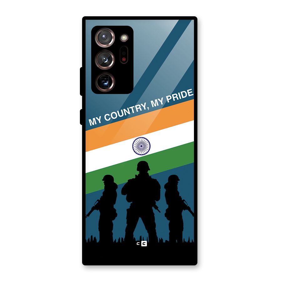 My Country My Pride Glass Back Case for Galaxy Note 20 Ultra