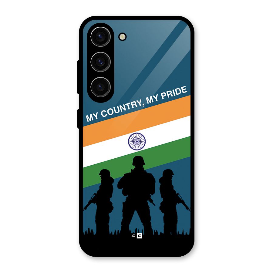 My Country My Pride Glass Back Case for Galaxy S23