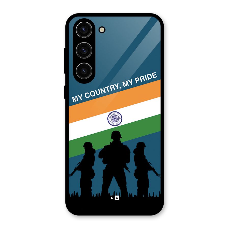 My Country My Pride Glass Back Case for Galaxy S23 Plus