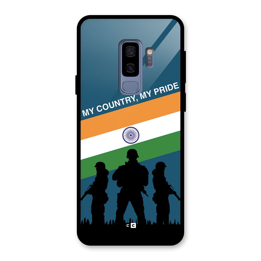 My Country My Pride Glass Back Case for Galaxy S9 Plus