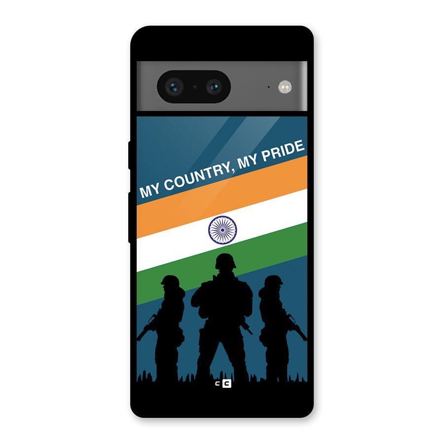 My Country My Pride Glass Back Case for Google Pixel 7