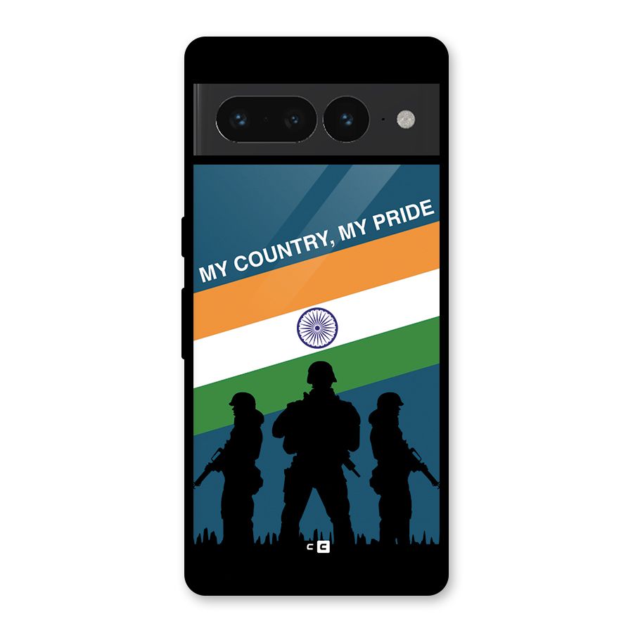 My Country My Pride Glass Back Case for Google Pixel 7 Pro