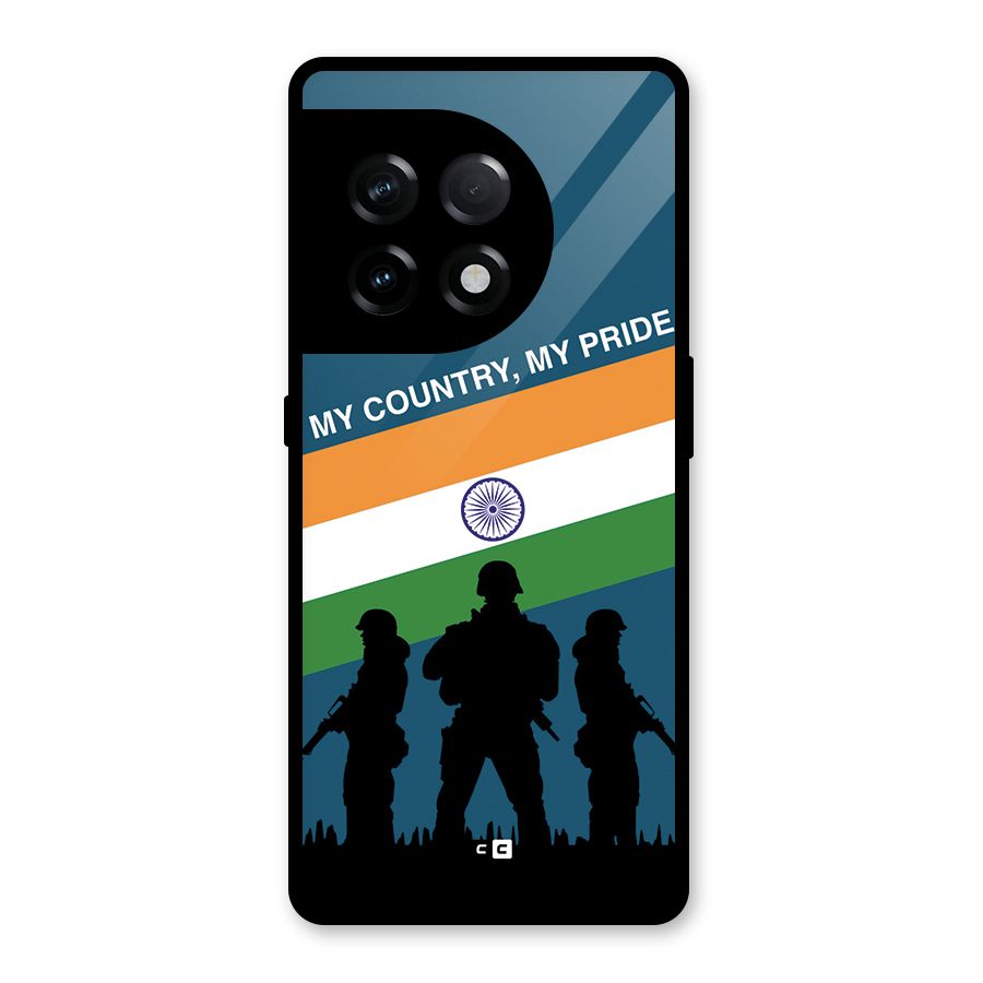 My Country My Pride Glass Back Case for OnePlus 11R