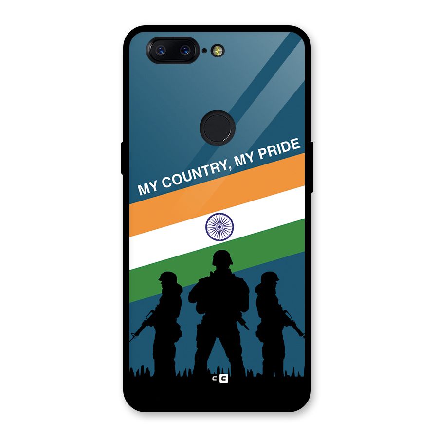 My Country My Pride Glass Back Case for OnePlus 5T