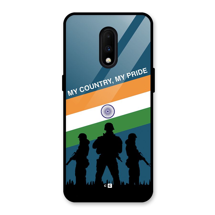 My Country My Pride Glass Back Case for OnePlus 7
