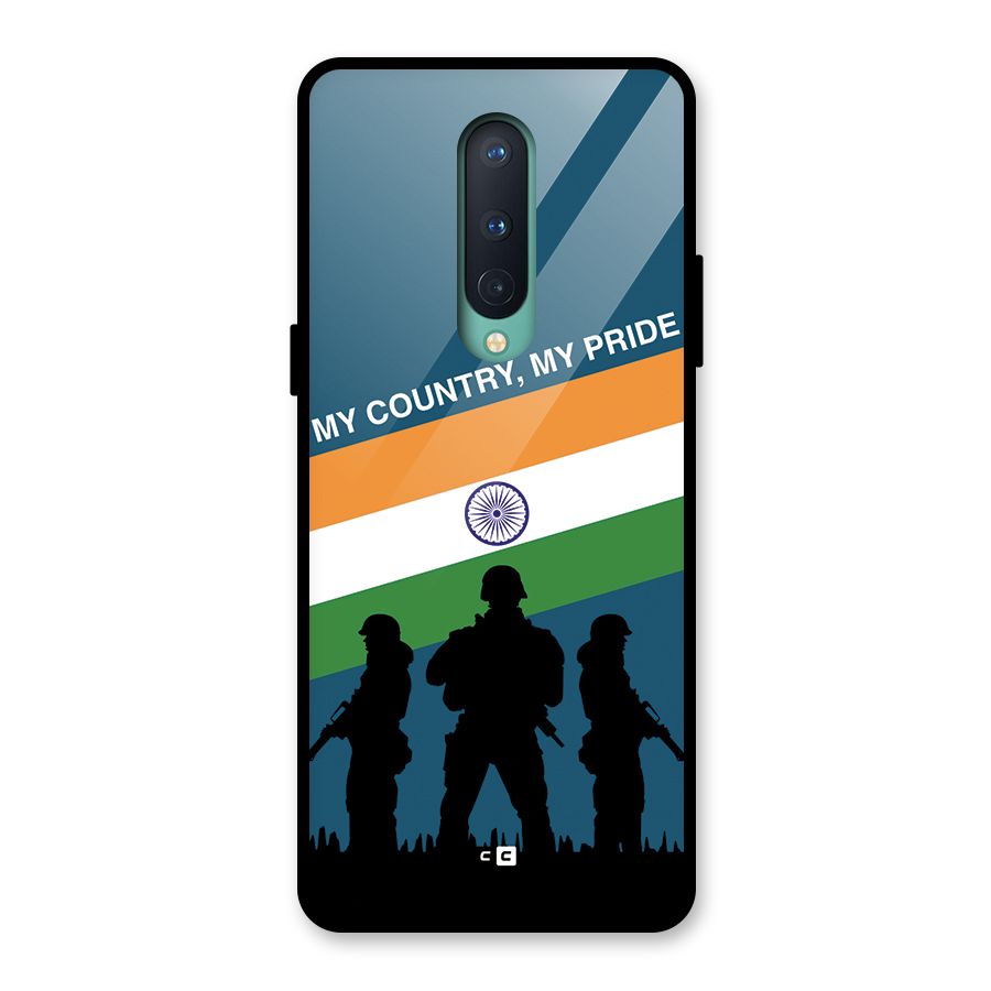 My Country My Pride Glass Back Case for OnePlus 8