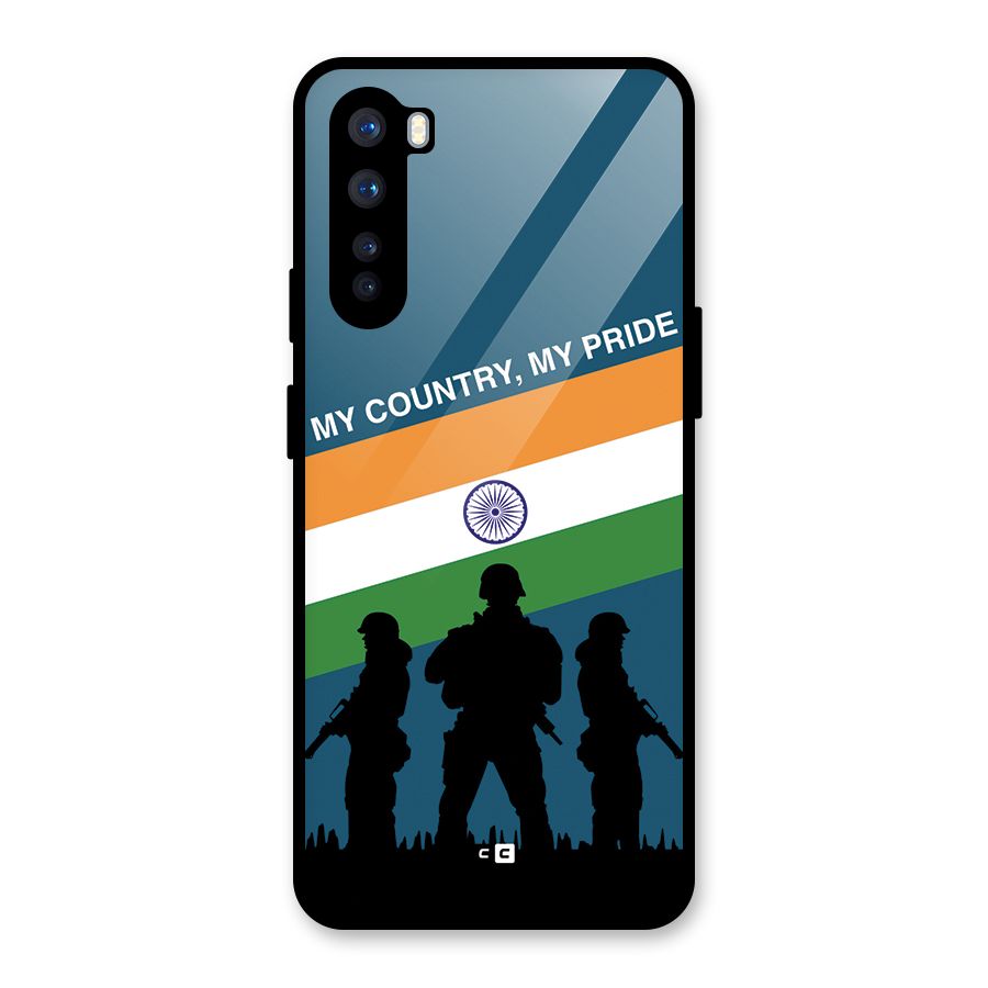 My Country My Pride Glass Back Case for OnePlus Nord