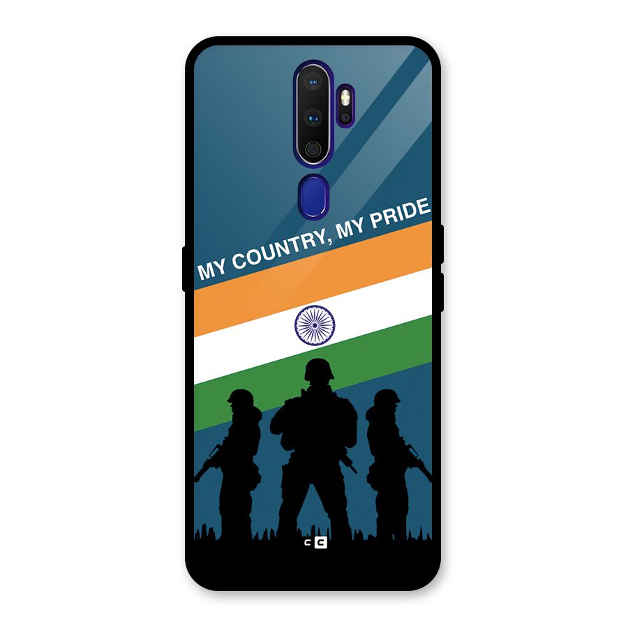 My Country My Pride Glass Back Case for Oppo A9 (2020)