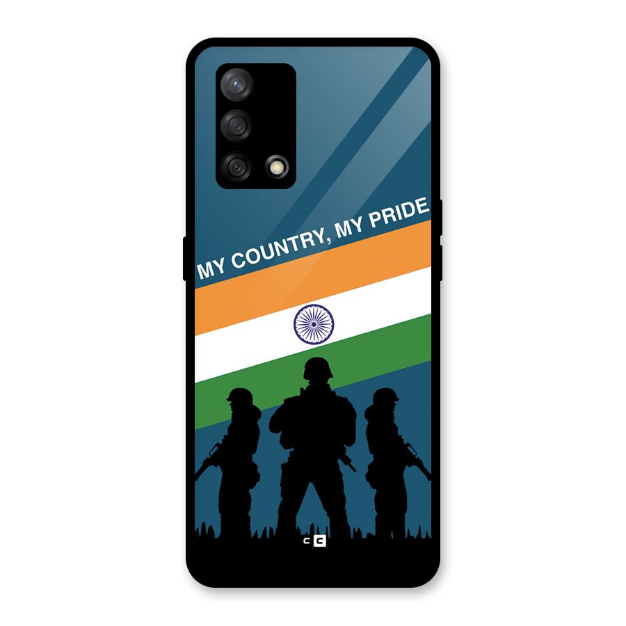 My Country My Pride Glass Back Case for Oppo F19