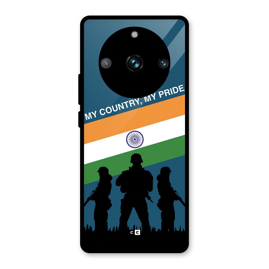 My Country My Pride Glass Back Case for Realme 11 Pro