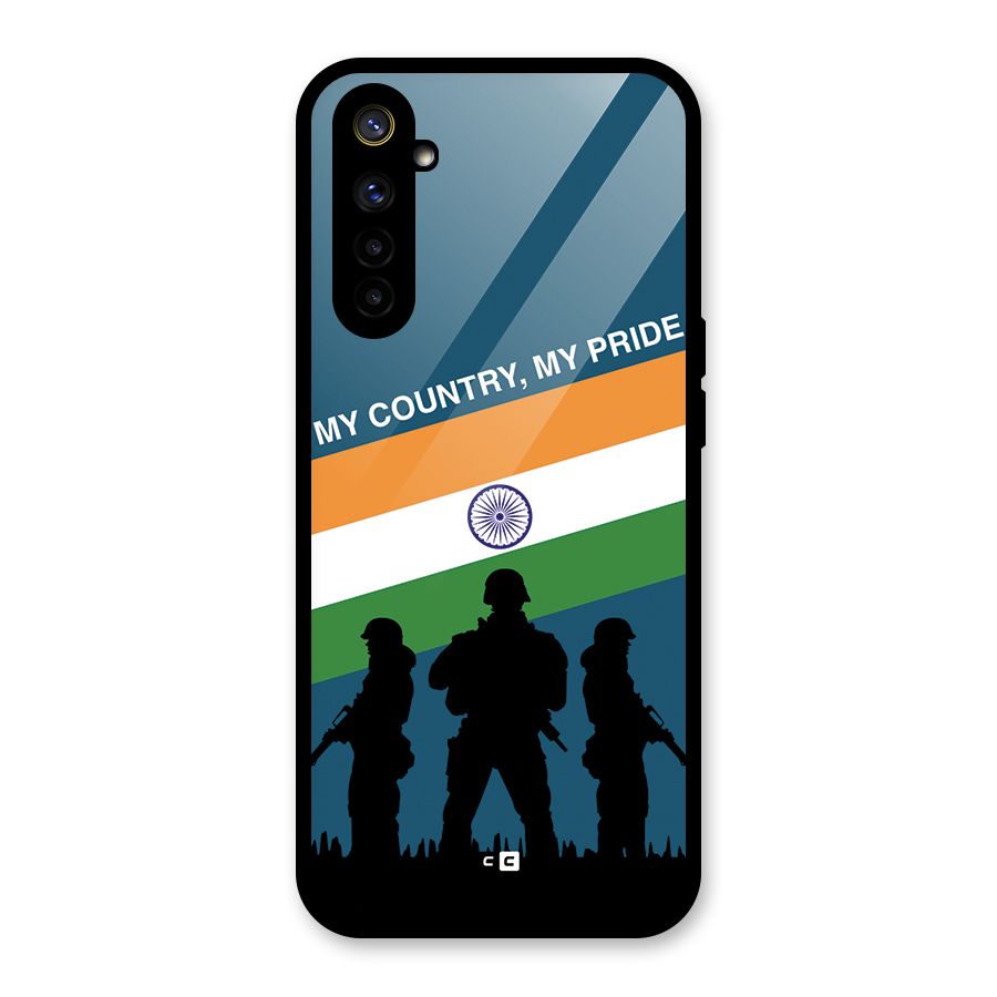My Country My Pride Glass Back Case for Realme 6