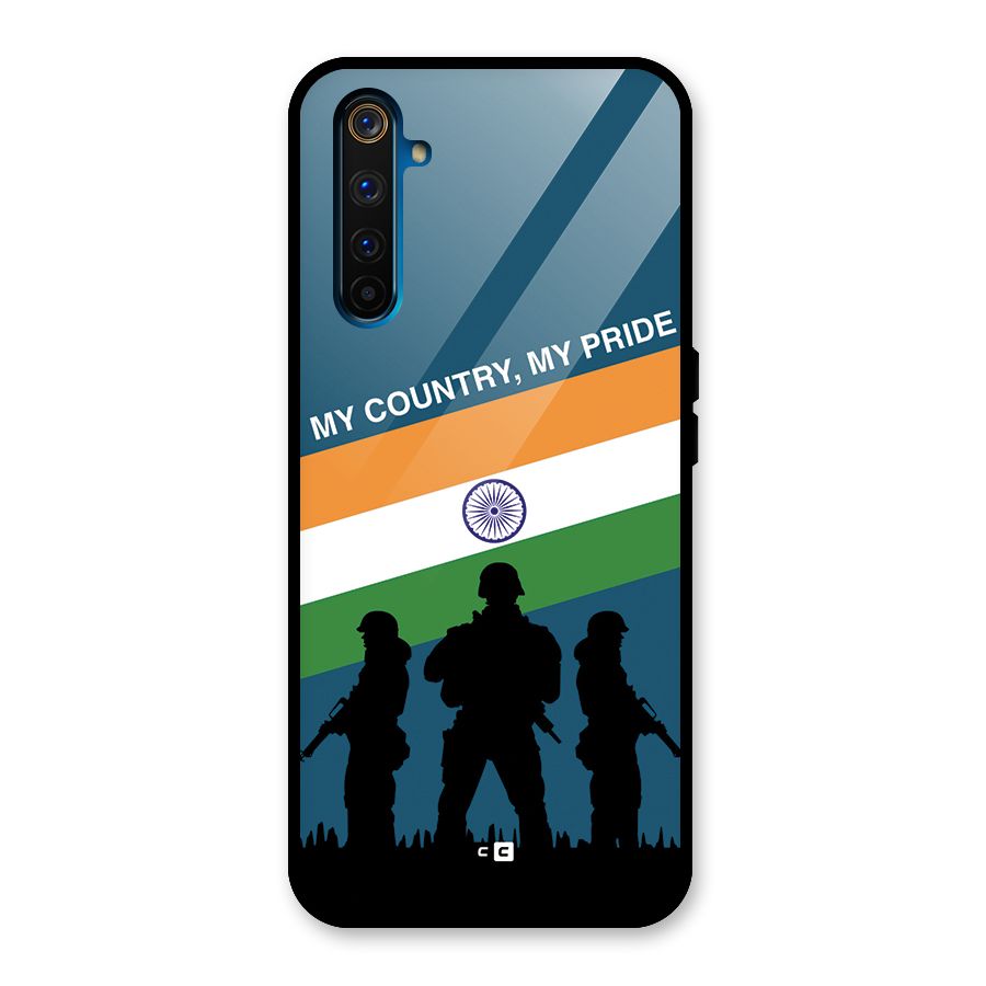 My Country My Pride Glass Back Case for Realme 6 Pro