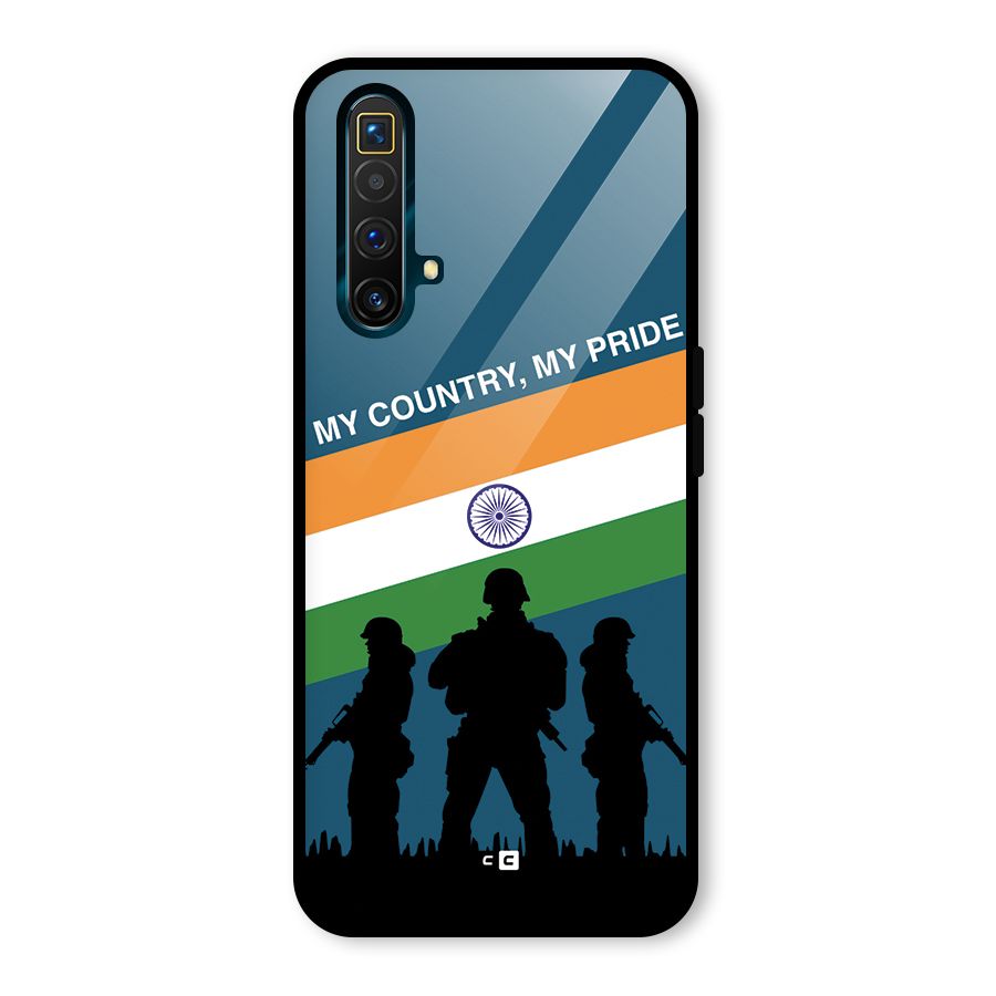 My Country My Pride Glass Back Case for Realme X3