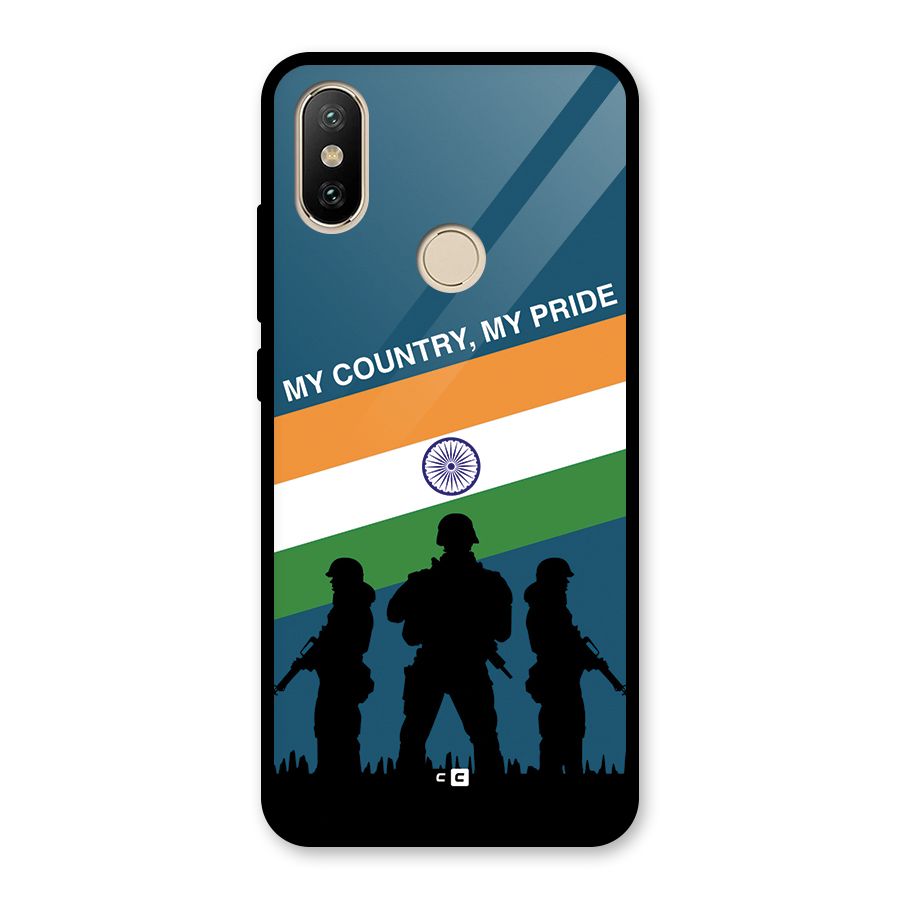 My Country My Pride Glass Back Case for Redmi A2