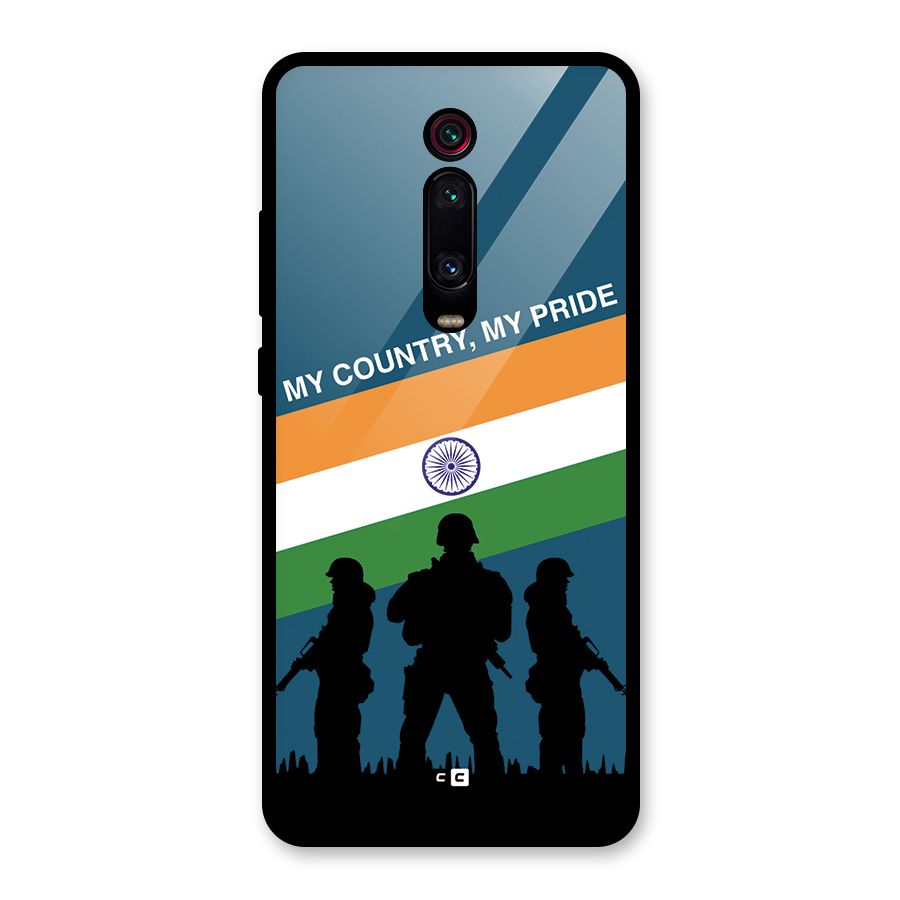 My Country My Pride Glass Back Case for Redmi K20 Pro