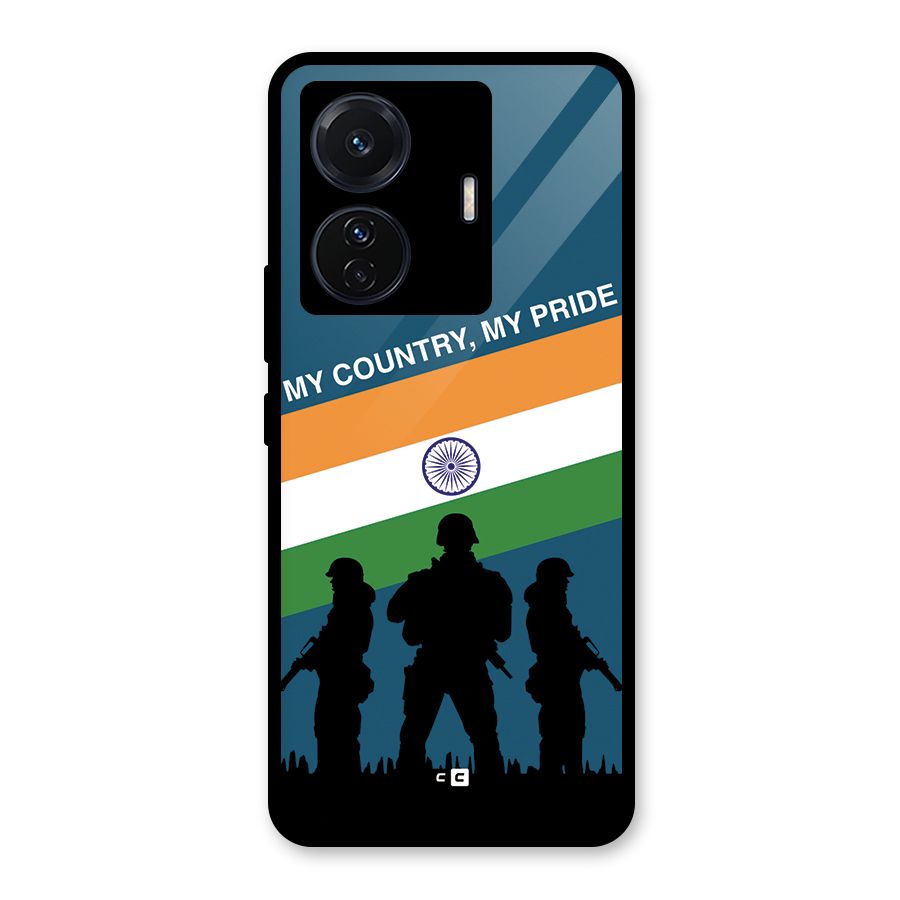 My Country My Pride Glass Back Case for Vivo T1 Pro