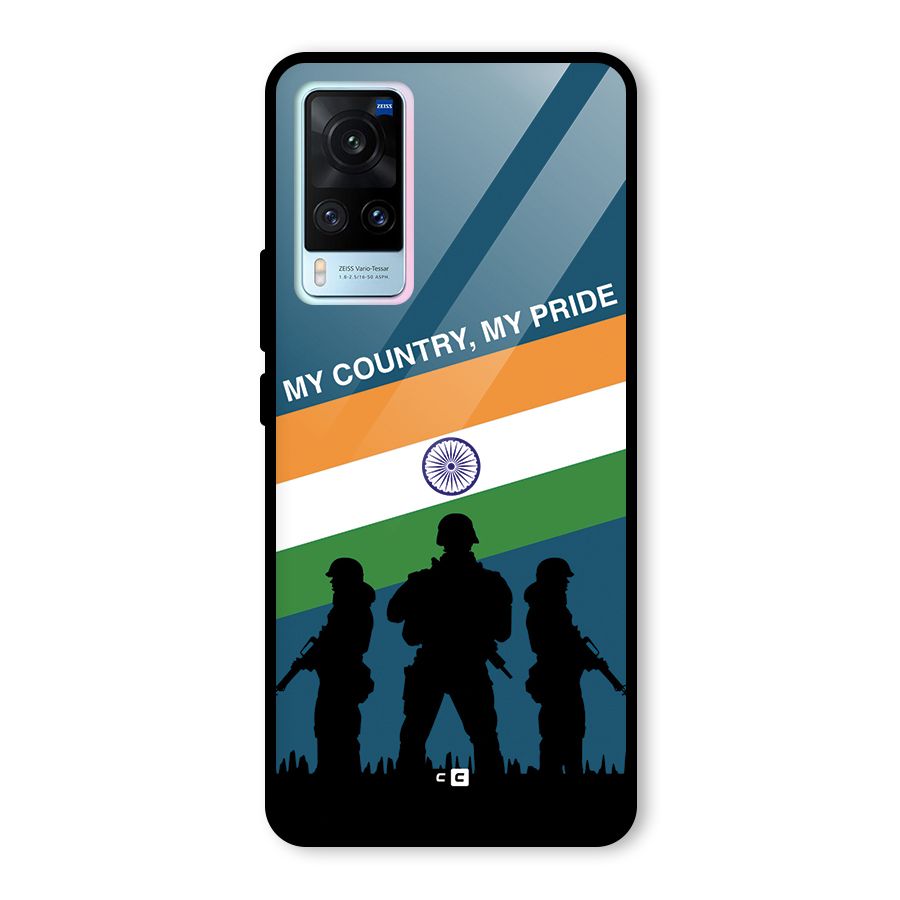 My Country My Pride Glass Back Case for Vivo X60