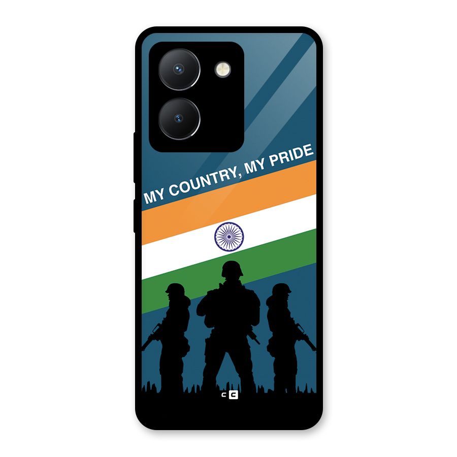 My Country My Pride Glass Back Case for Vivo Y36